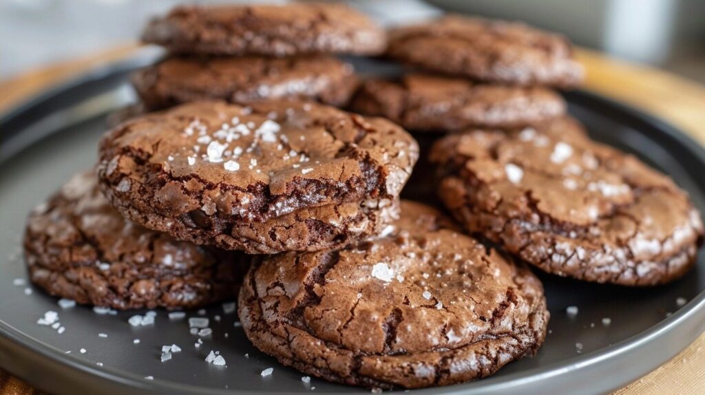 Salted Brownie Cookies for Chocolate Lovers