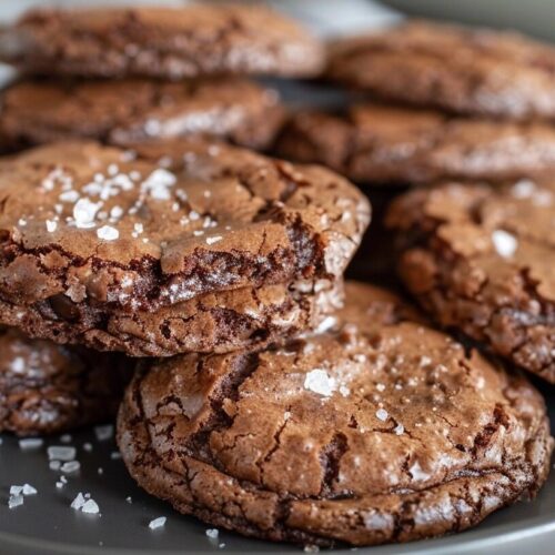 Salted Brownie Cookies for Chocolate Lovers
