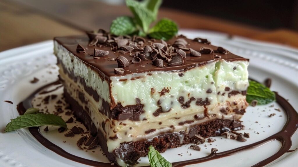 Mint Chocolate Lasagna for Cool Refreshing Dessert