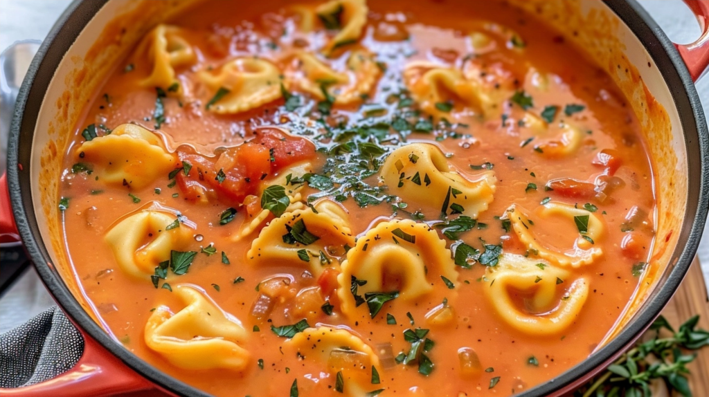 Tomato Tortellini Soup for Cozy Weeknight Dinners