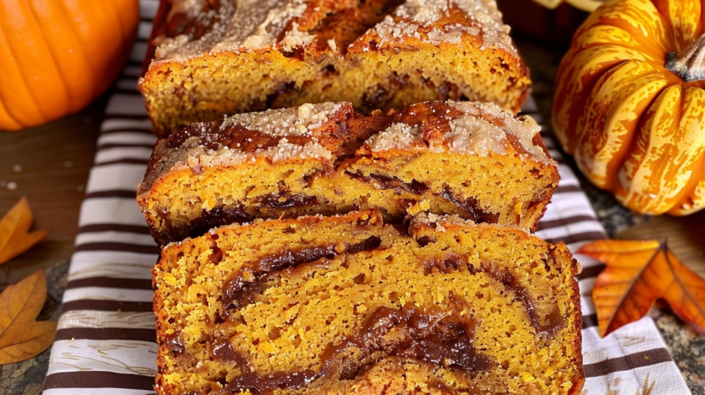 Cinnamon Swirl Pumpkin Bread