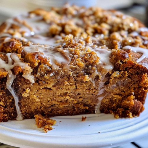 Brown Butter Pumpkin Coffee Cake