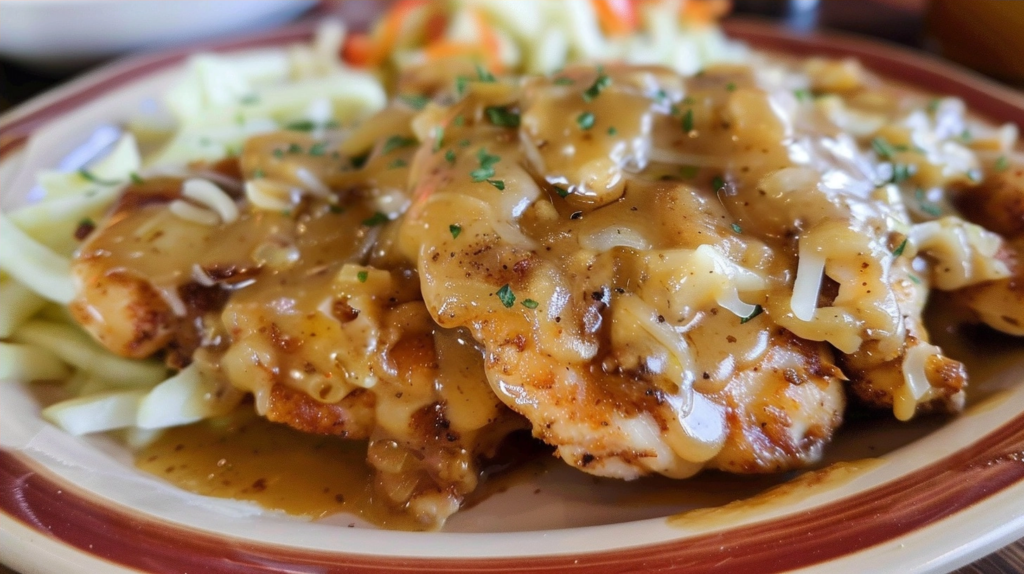 Texas Roadhouse Smothered Chicken at Home