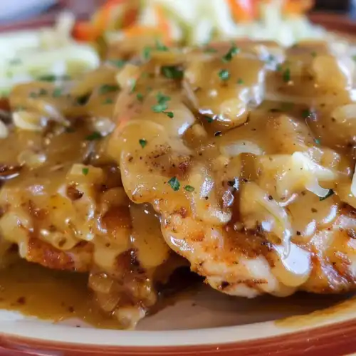 Texas Roadhouse Smothered Chicken at Home