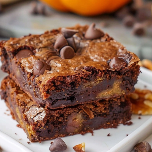 Pumpkin Brownies: A Rich Fudgy Autumn Treat