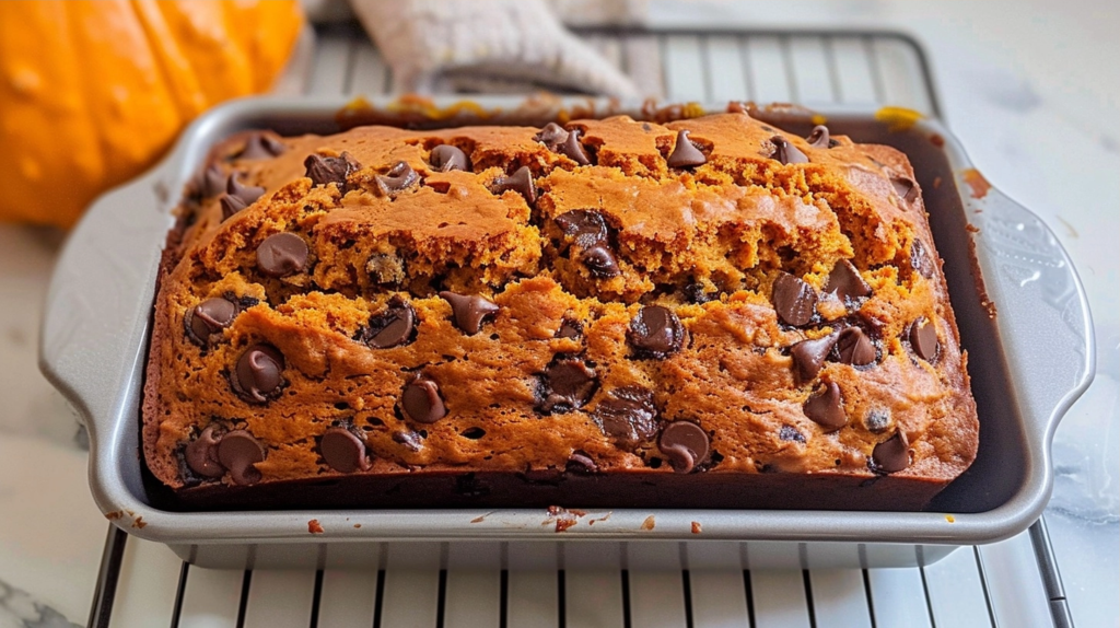 Pumpkin Chip Banana Bread