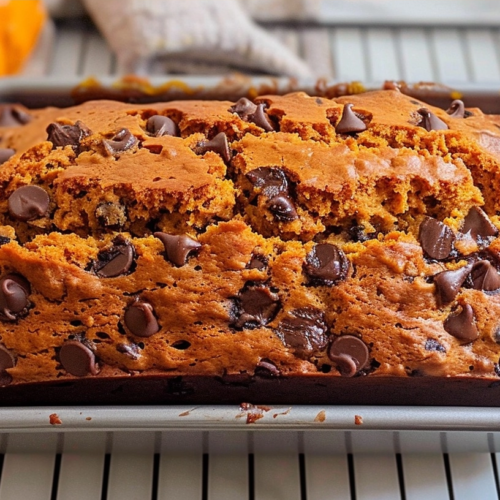 Pumpkin Chip Banana Bread