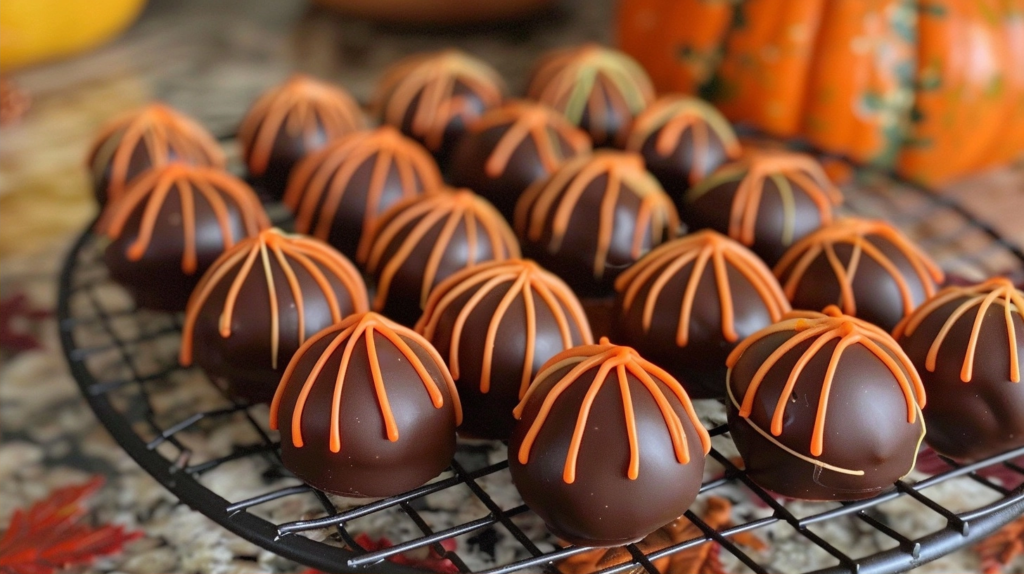 Pumpkin Bread Truffles for Fall Sweets