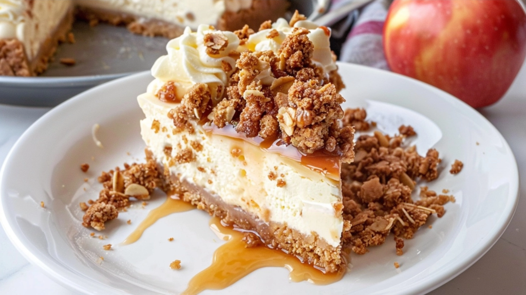 Apple Crisp Cheesecake Recipe