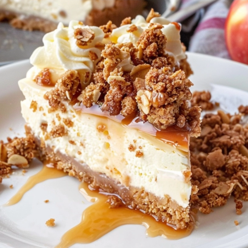 Apple Crisp Cheesecake Recipe