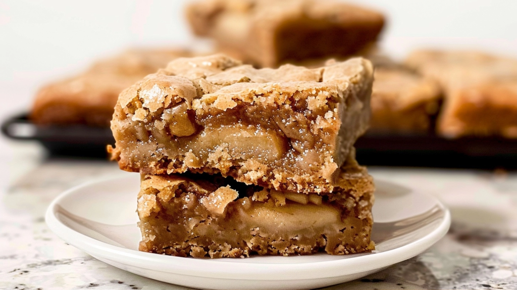 Brown Butter Apple Blondies