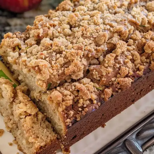 Streusel Apple Zucchini Bread