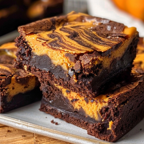 Pumpkin Cheesecake Brownies for Cozy Autumn Days