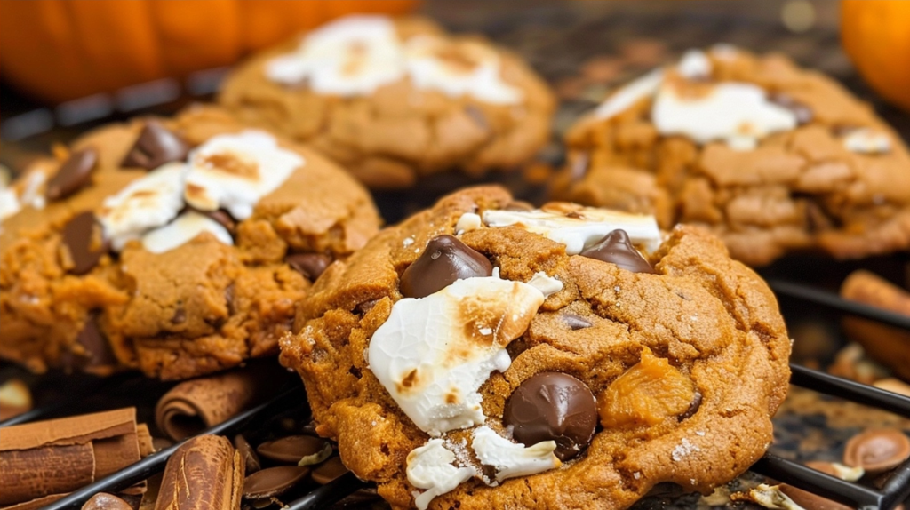 Pumpkin S'mores Cookies for Cozy Fall Evenings