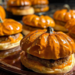 Pumpkin Shaped Sliders for Fall Gatherings