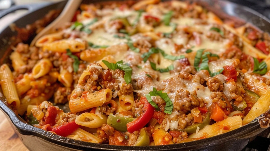 5-Ingredient Stuffed Pepper Pasta