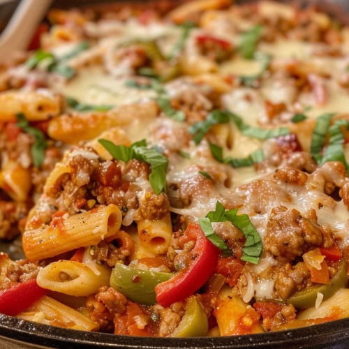 5-Ingredient Stuffed Pepper Pasta