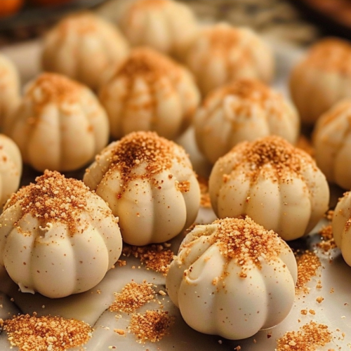 Pumpkin Cheesecake Truffles