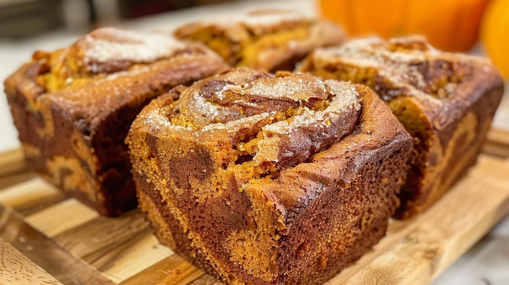 Small Batch Cinnamon Swirl Pumpkin Bread