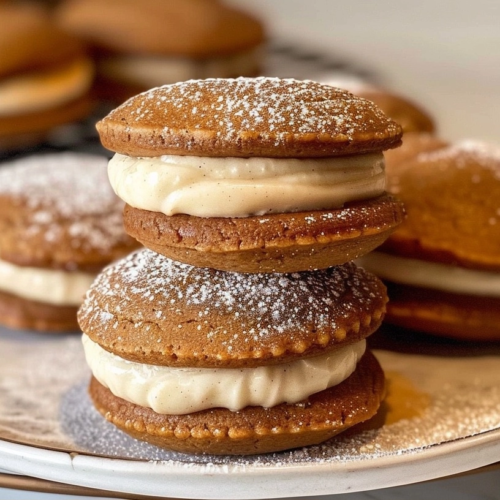Apple Cider Whoopie Pie Cookies