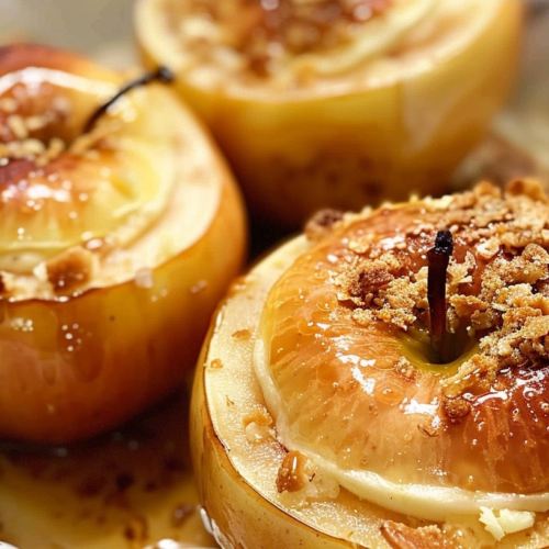 Cheesecake Stuffed Baked Apples for Cozy Evenings
