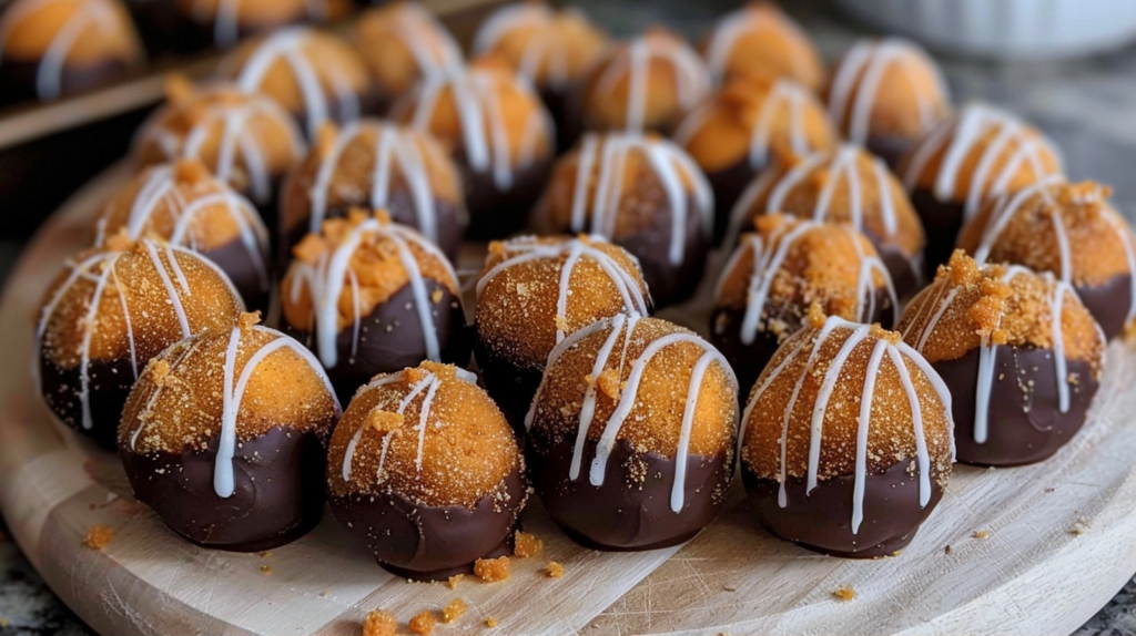 Pumpkin Cheesecake Truffles for Fall Sweets