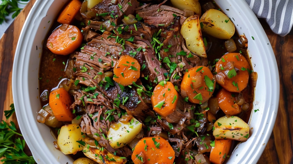 Crockpot Pot Roast With Vegetables