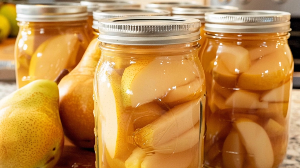Canning Pears Recipe for Perfect Sweet Fruit