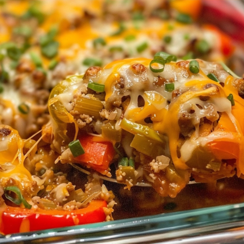 Stuffed Pepper Casserole: A Comforting Family Dinner