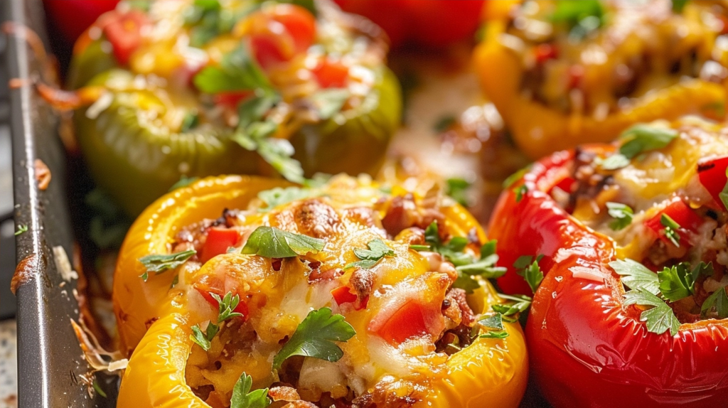 Keto Stuffed Bell Peppers