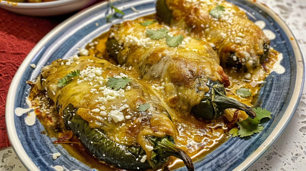 Cheese Stuffed Chiles Rellenos Recipe