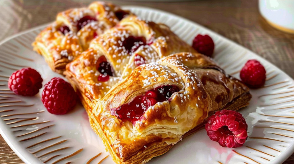 Raspberry Danish with Puff Pastry for Beginners