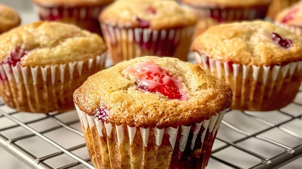Strawberry Protein Muffins for Healthy Mornings