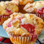 Strawberry Cheesecake Muffins
