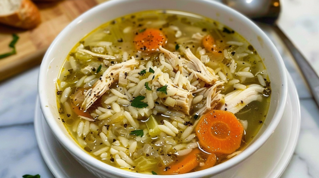 Fall Chicken & Rice Soup Recipe