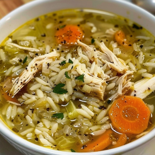 Fall Chicken & Rice Soup Recipe