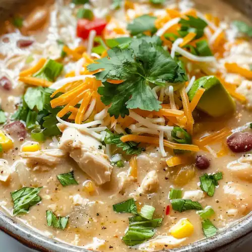 White Chicken Chili Crockpot Recipe for Cozy Nights