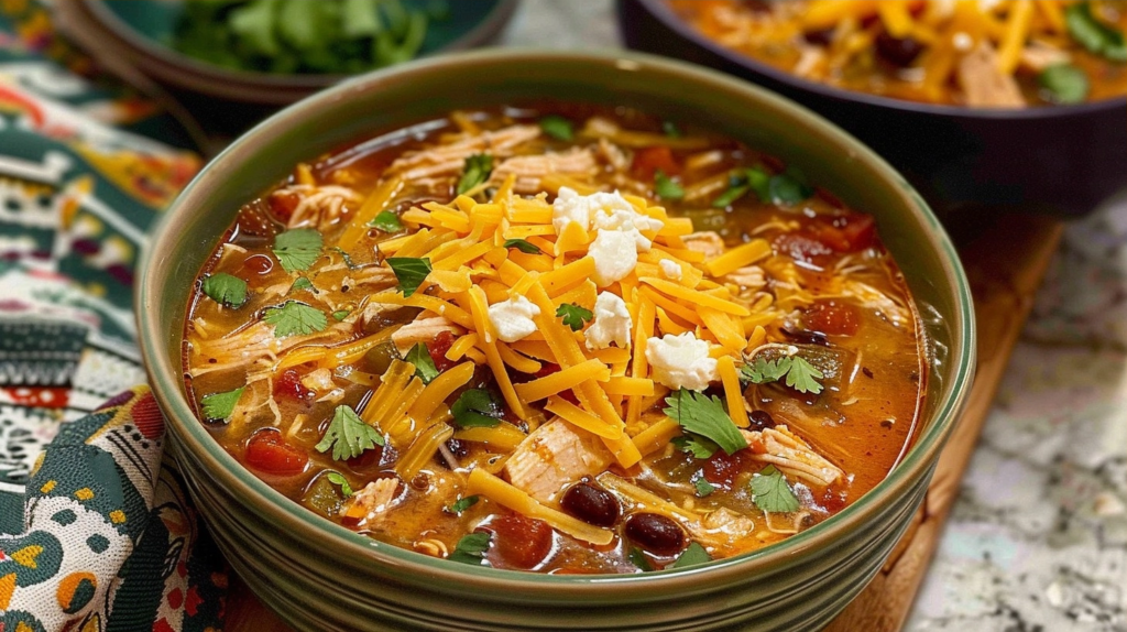 Crock Pot Chicken Tortilla Soup for Easy Dinners