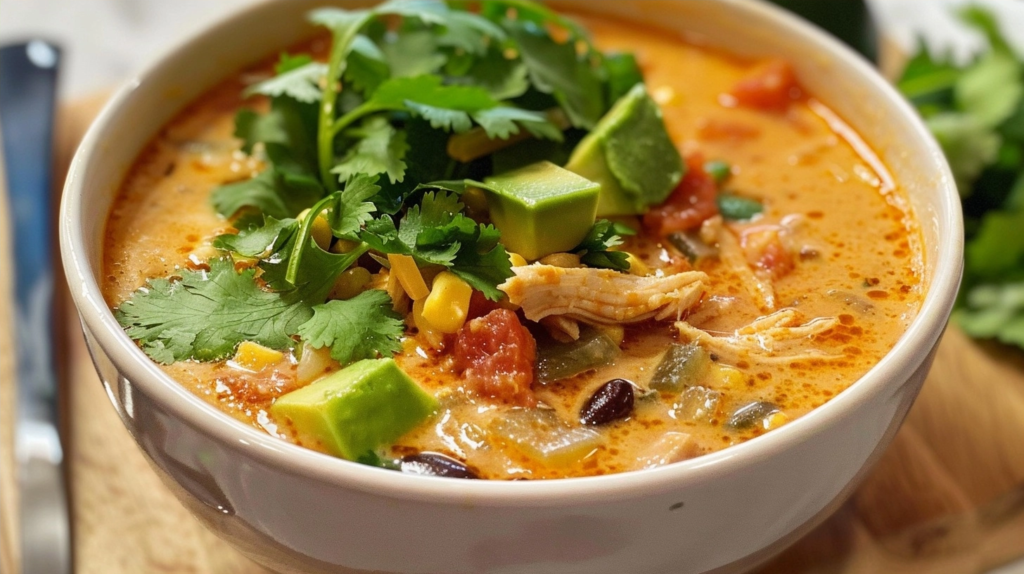 Creamy Chicken Tortilla Soup