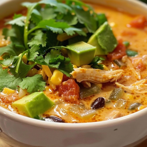 Creamy Chicken Tortilla Soup