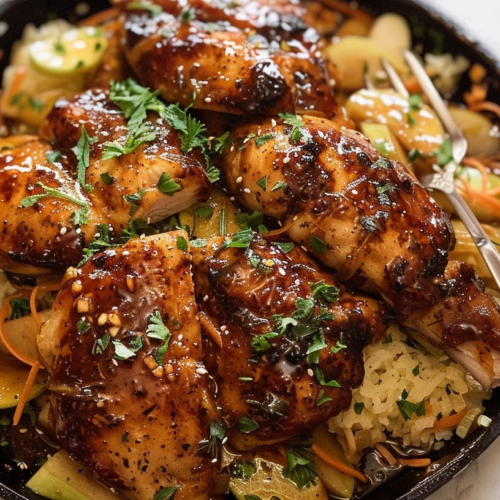 Sticky Apple Cider Chicken Recipe for Cozy Nights