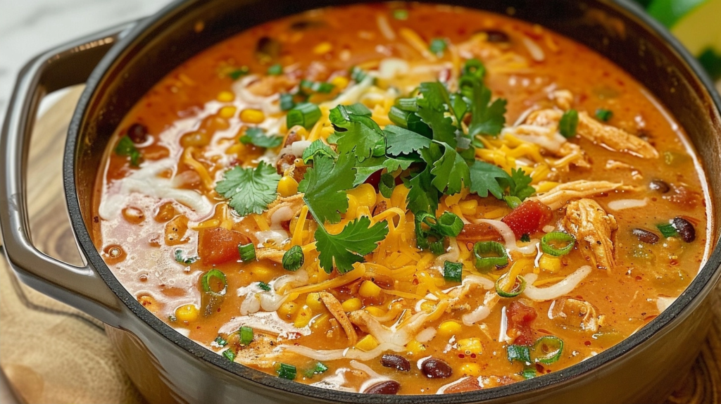 Chicken Enchilada Soup for Easy Weeknight Comfort