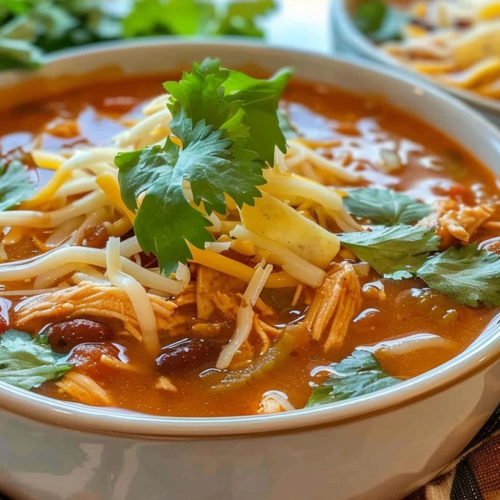 Crockpot Chicken Tortilla Soup for Easy Dinners