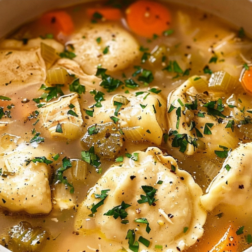 One Pot Chicken Dumpling Soup for Cozy Nights